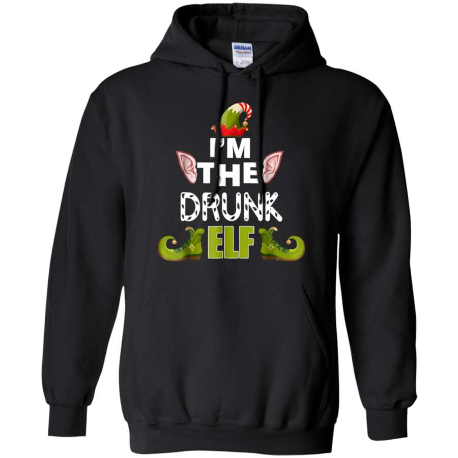 AGR I’m The Drunk Elf Shirt Matching Elf Christmas Pajamas Gift Shirt hoodie