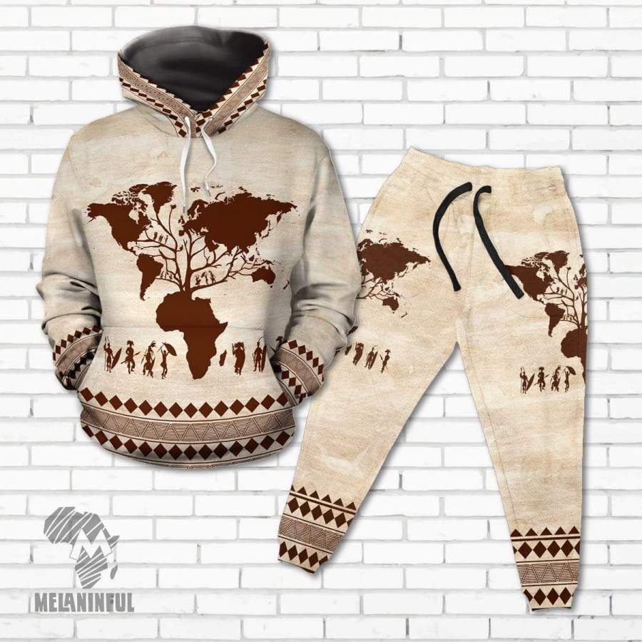 Root Africa All-over Hoodie And Joggers Set