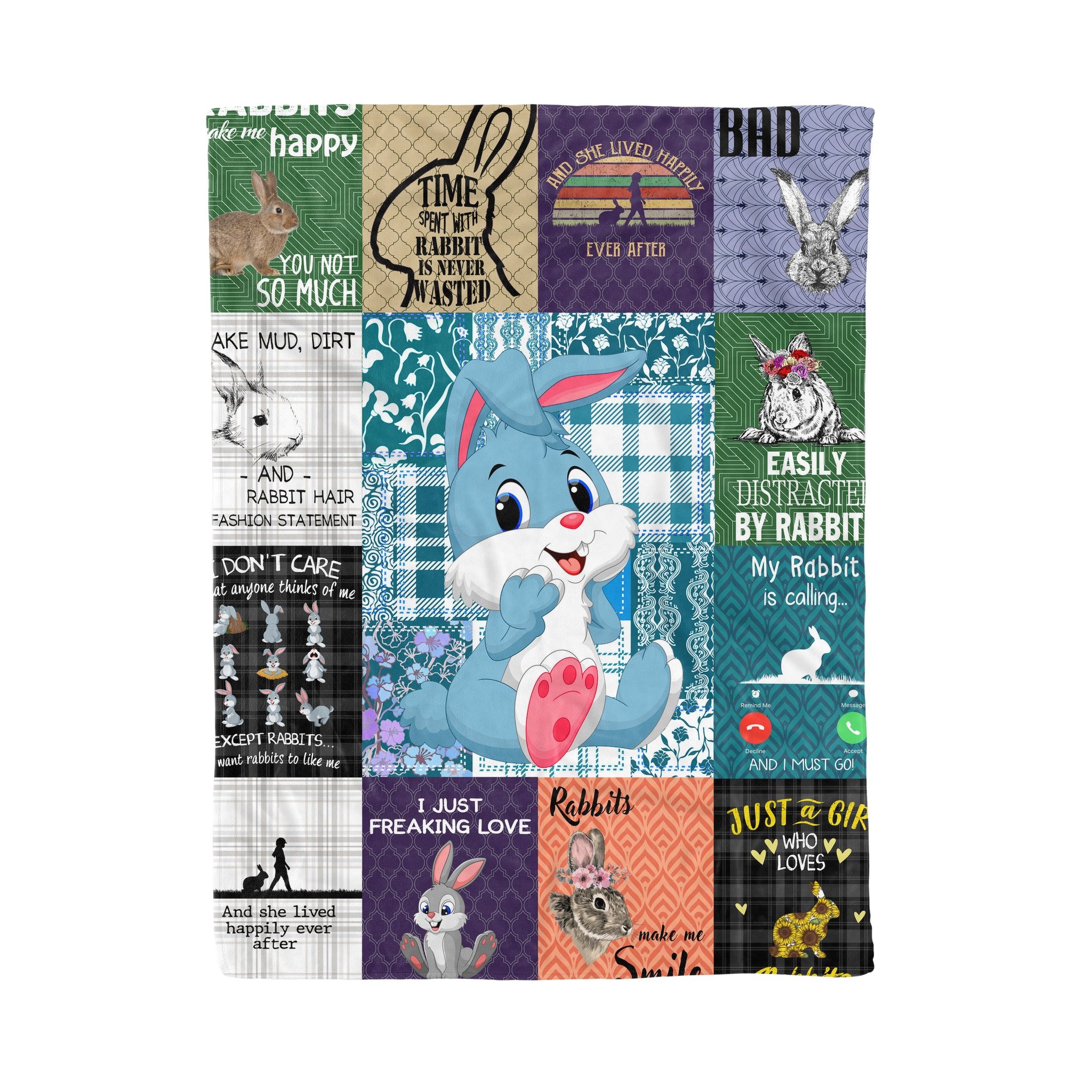 Sunshine89 – Various rabbit – Fleece Blanket