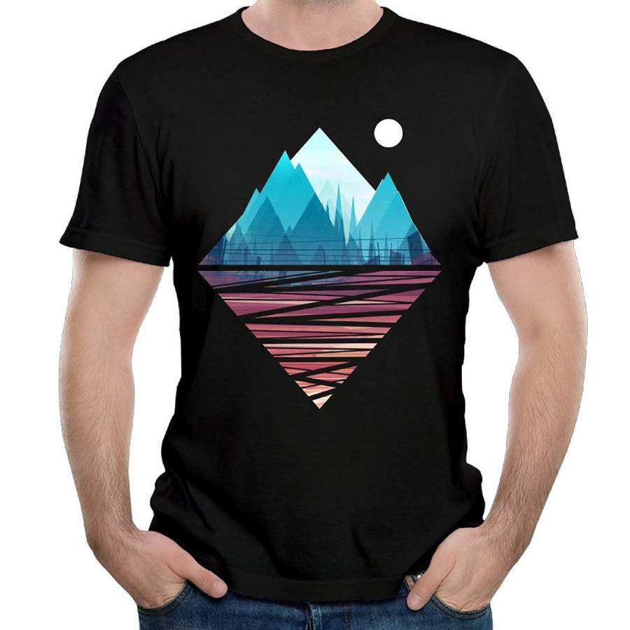 Valley Of The Wired Art Man’S Fashion Cotton T-Shirt.