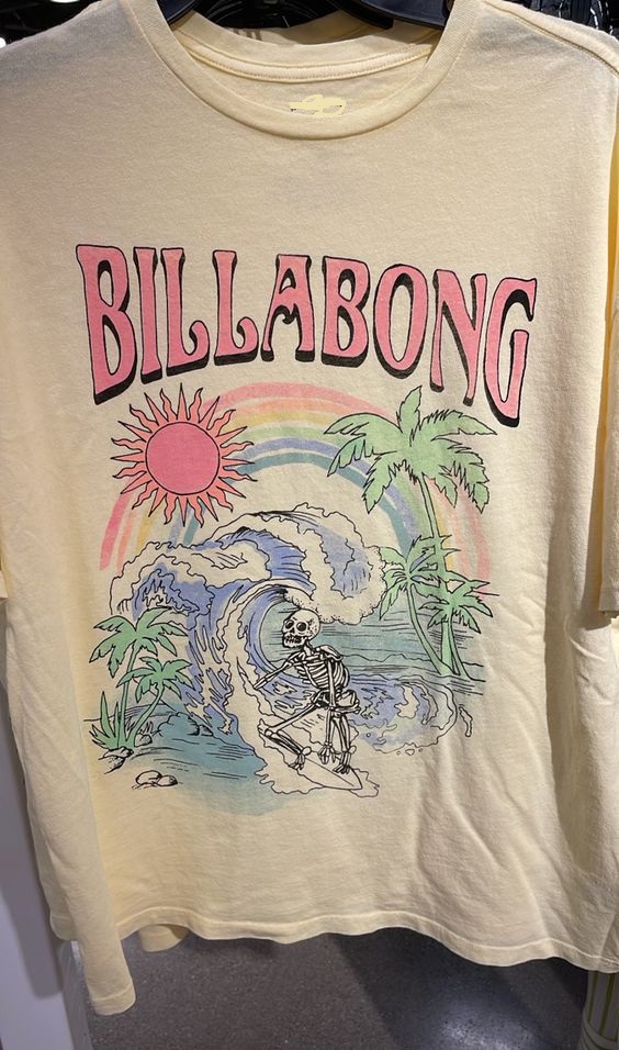 Billabong Skeleton Juniors Surfing Days Shirt Outfit  For Men  For Women