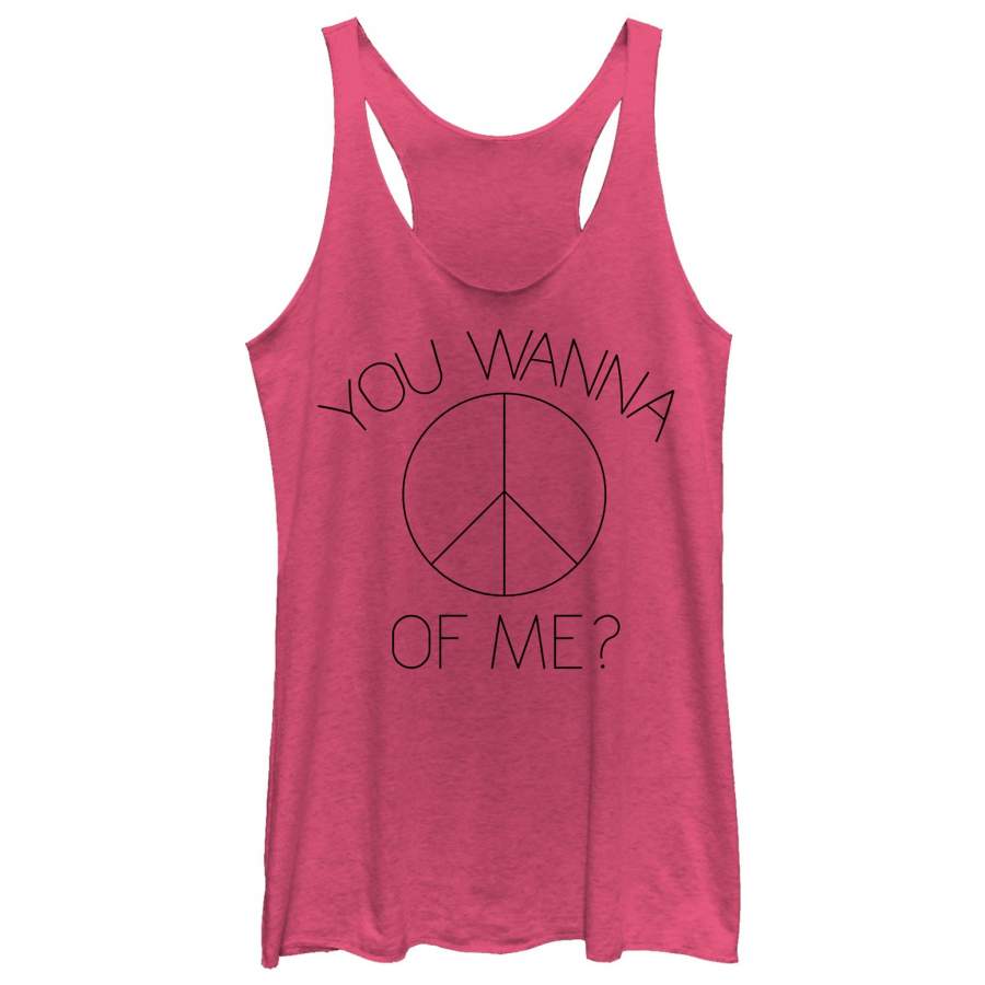 CHIN UP Women’s Peace Of Me  Racerback Tank