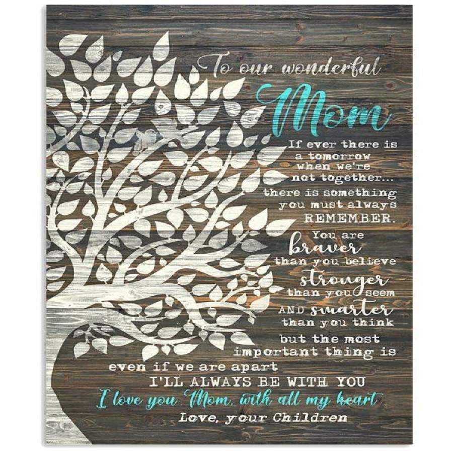 CHILDREN TO MOM Vertical Poster