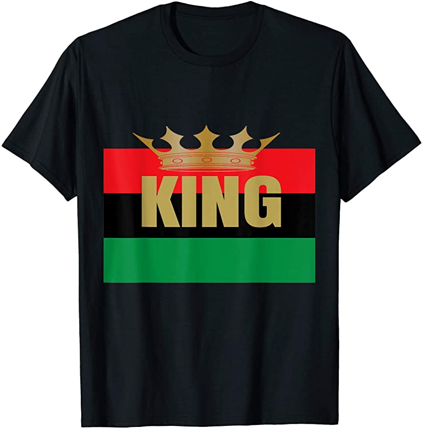 Black King T-Shirt Juneteenth Tshirt Hip Hop Birthday Shirt