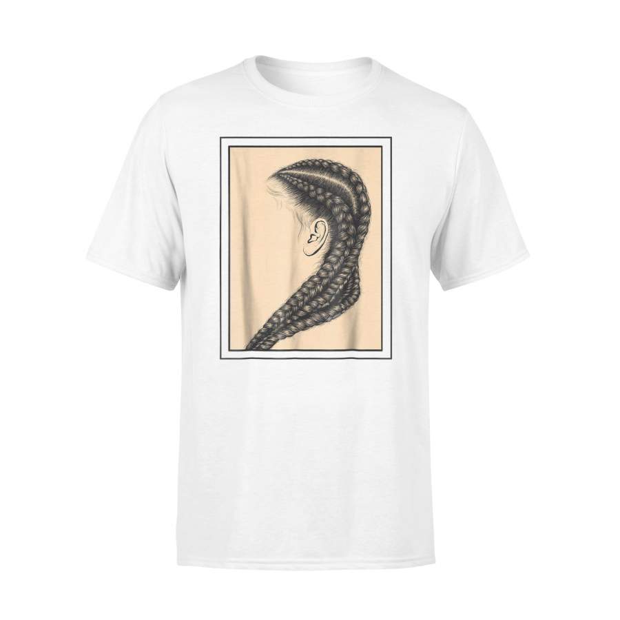 African Braid Hair Ear T-Shirt