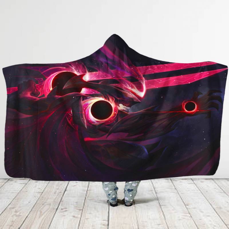 Abyssal Star Aatrox Hooded Blanket