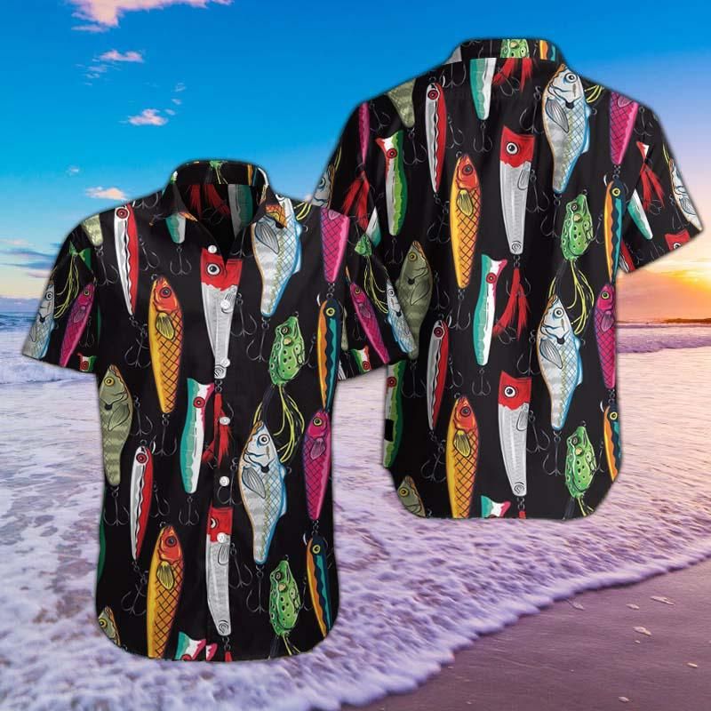 Fishing Lure Hawaiian Shirts 06639 Ha19403