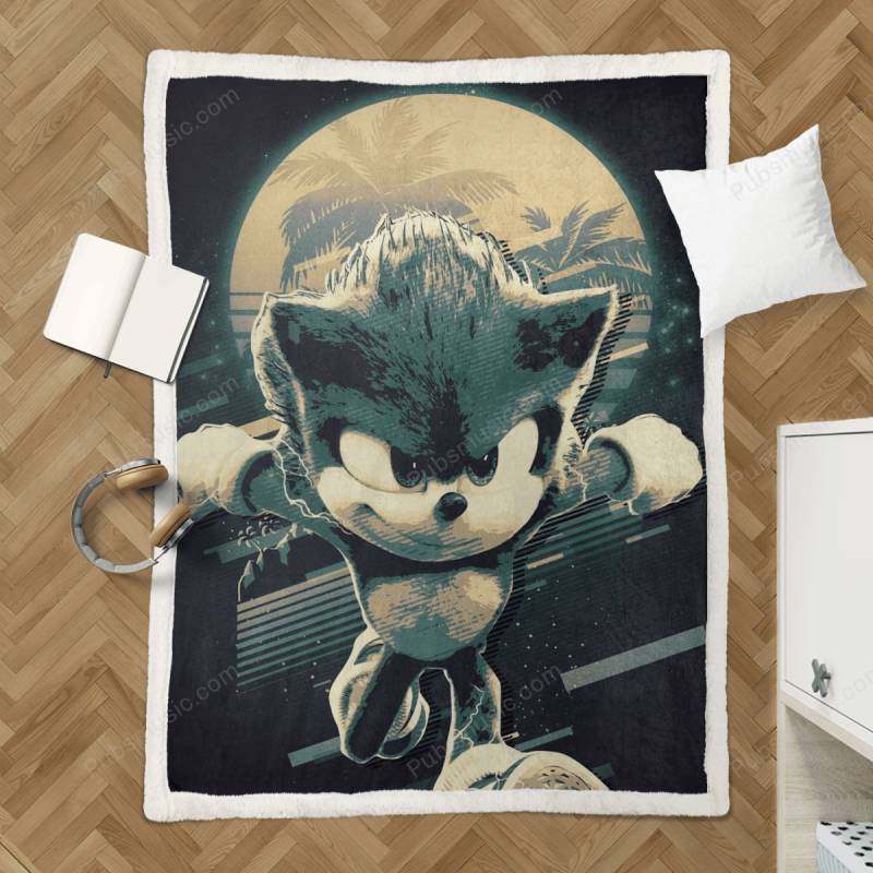 Sonic the Hedgehog – Movie And Celebrities Sherpa Fleece Blanket