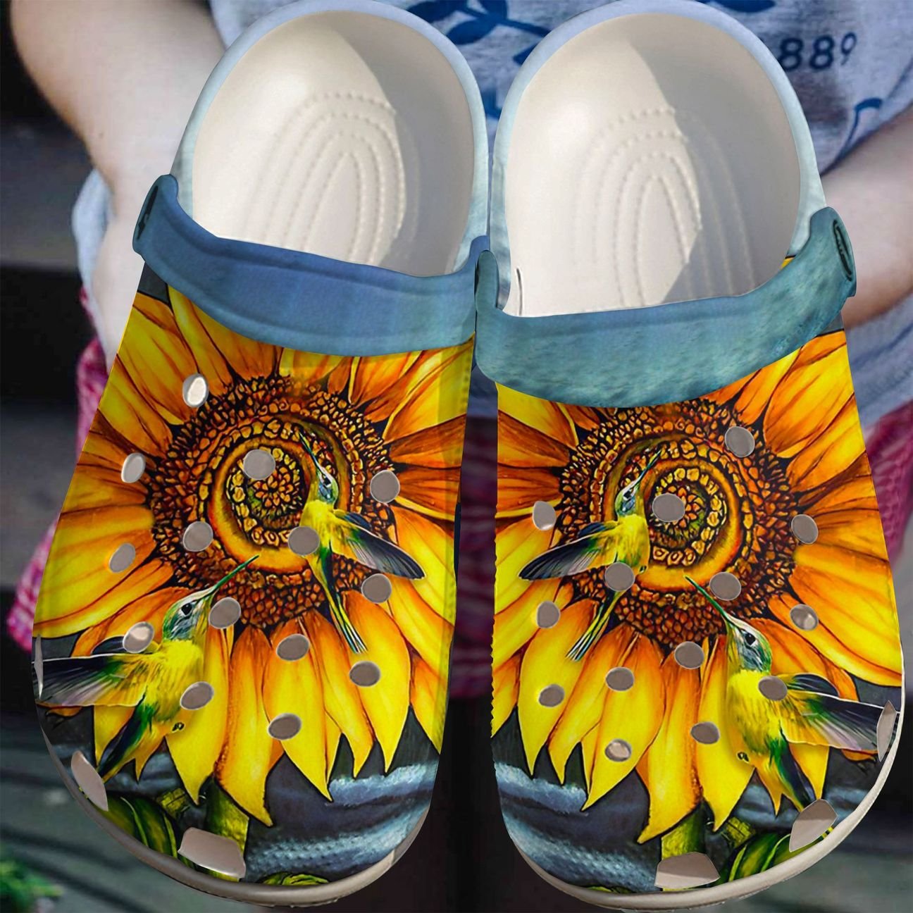 Hummingbird Personalized Clog, Custom Name, Text, Color, Number Fashion Style For Women, Men, Kid, Print 3D To The Sun