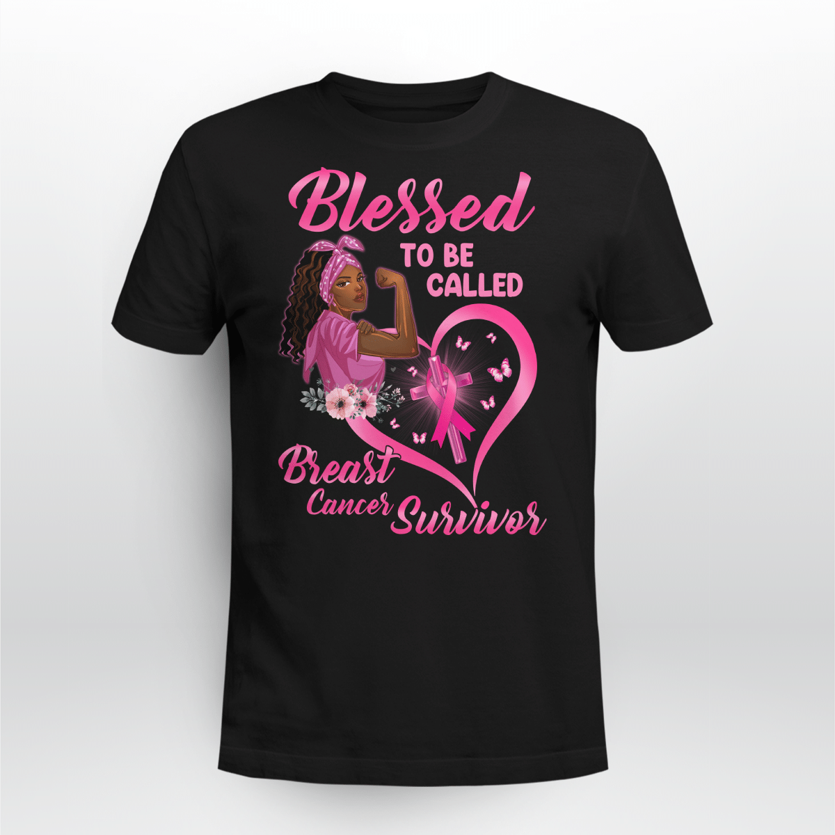 Breast Cancer Awareness Tshirt For Black Woman Shirt Blessed To Be Called Breast Cancer Shirt