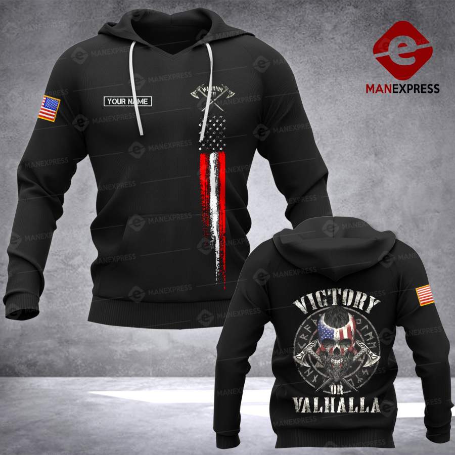 VH CUSTOMIZE US viking HOODIE 3D ALL OVER PRINT 0112 HMD