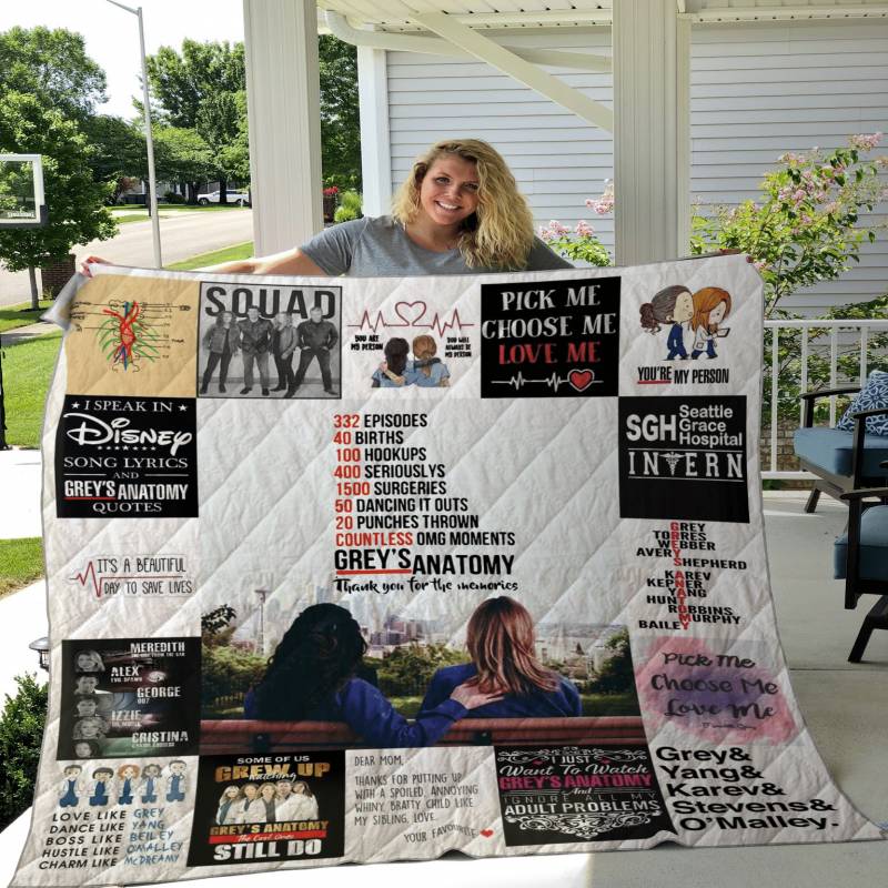 Greys Anatomy Poster Quilt DHC22115876TD