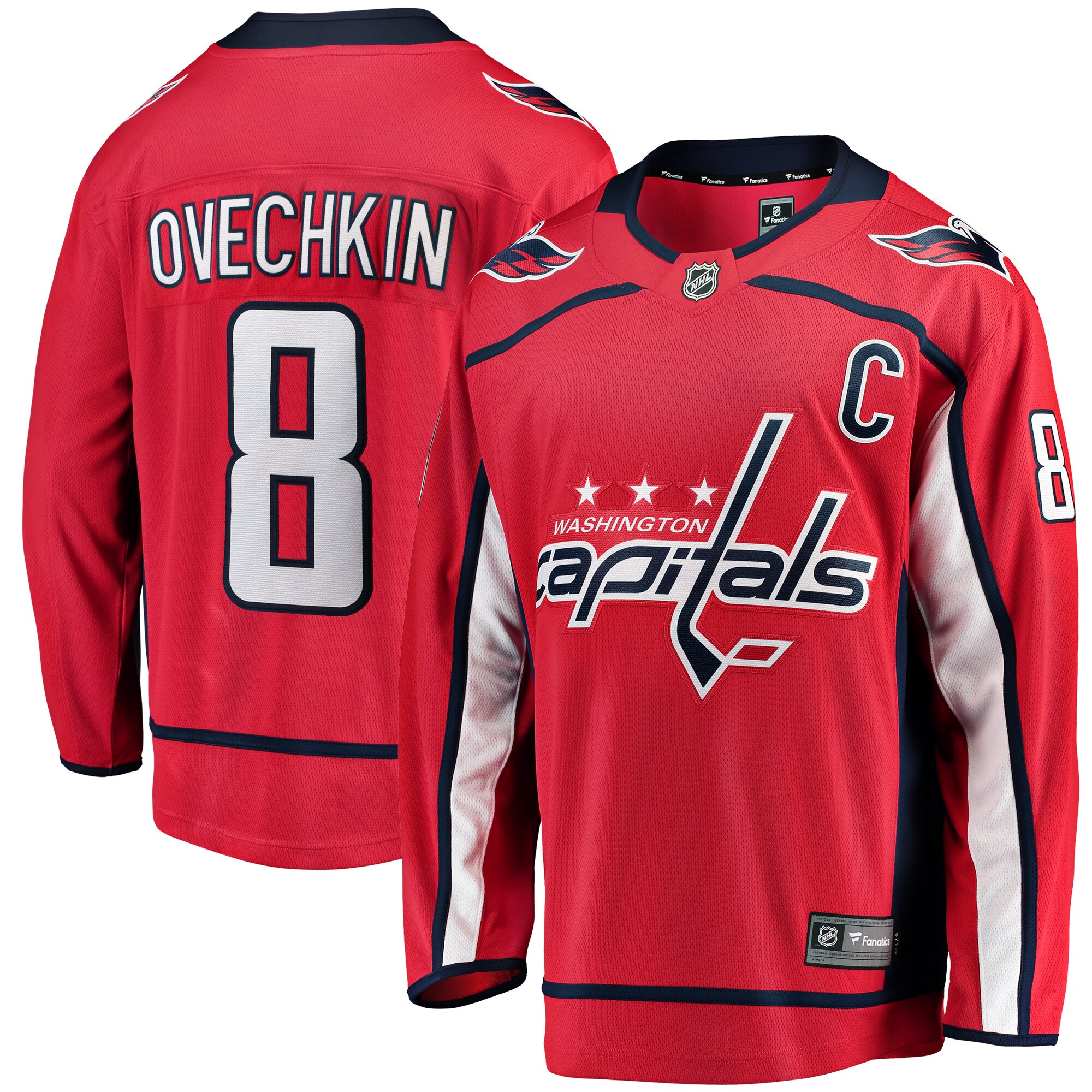 Men's Washington Capitals Alexander Ovechkin Red Breakaway Player Jersey