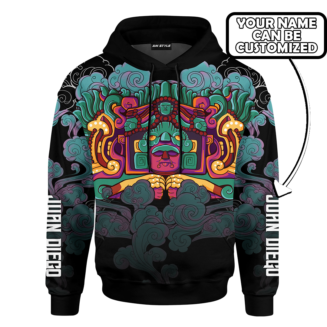 Aztec Mexico Honduras Copan Aztec Mexican Mural Art Customized 3D All Over Printed Shirt – Am Style Design