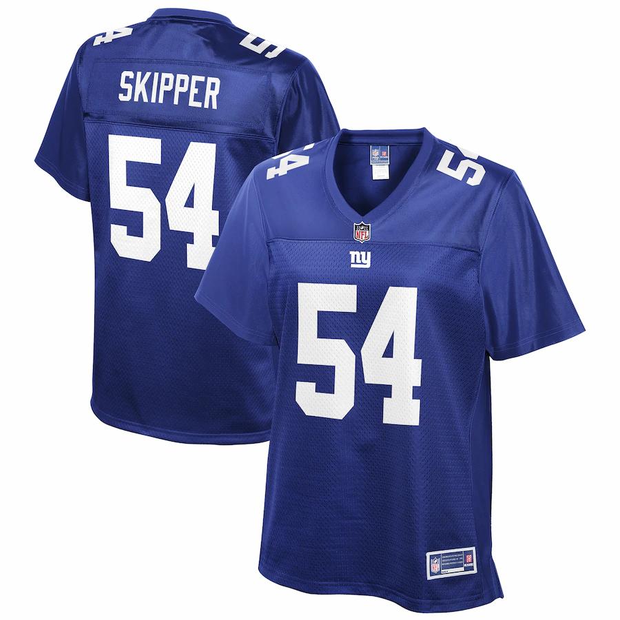 Tuzar Skipper New York Giants NFL Pro Line Womens Player Jersey – Royal