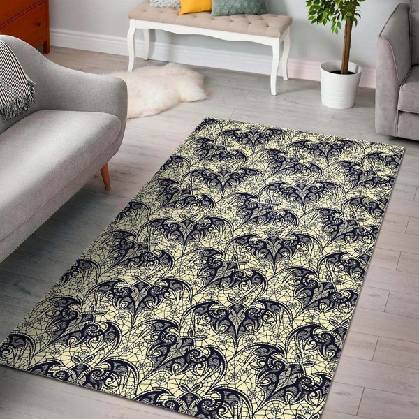 Cobweb Halloween Bat Dhcdhc Ld2410 Rug