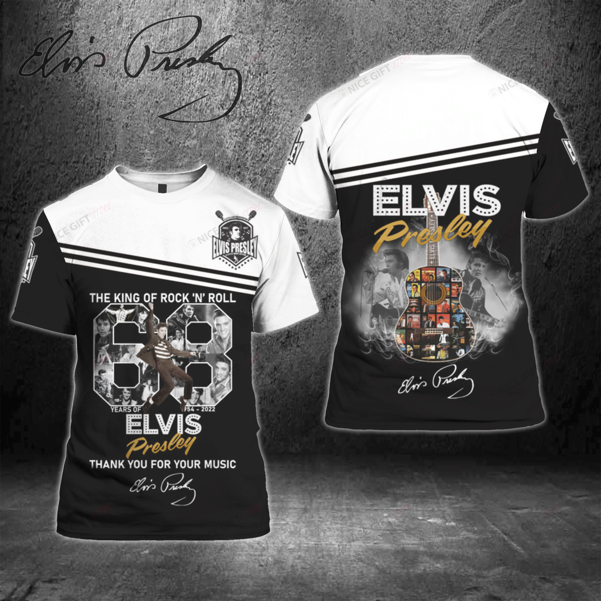 Elvis Presley 3D T-Shirt 3Ts-J4V9
