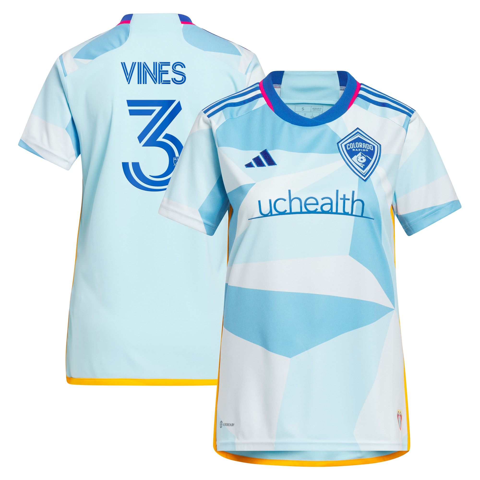 Sam Vines Colorado Rapids Women's 2024 New Day Kit Replica Player Jersey – Light Blue