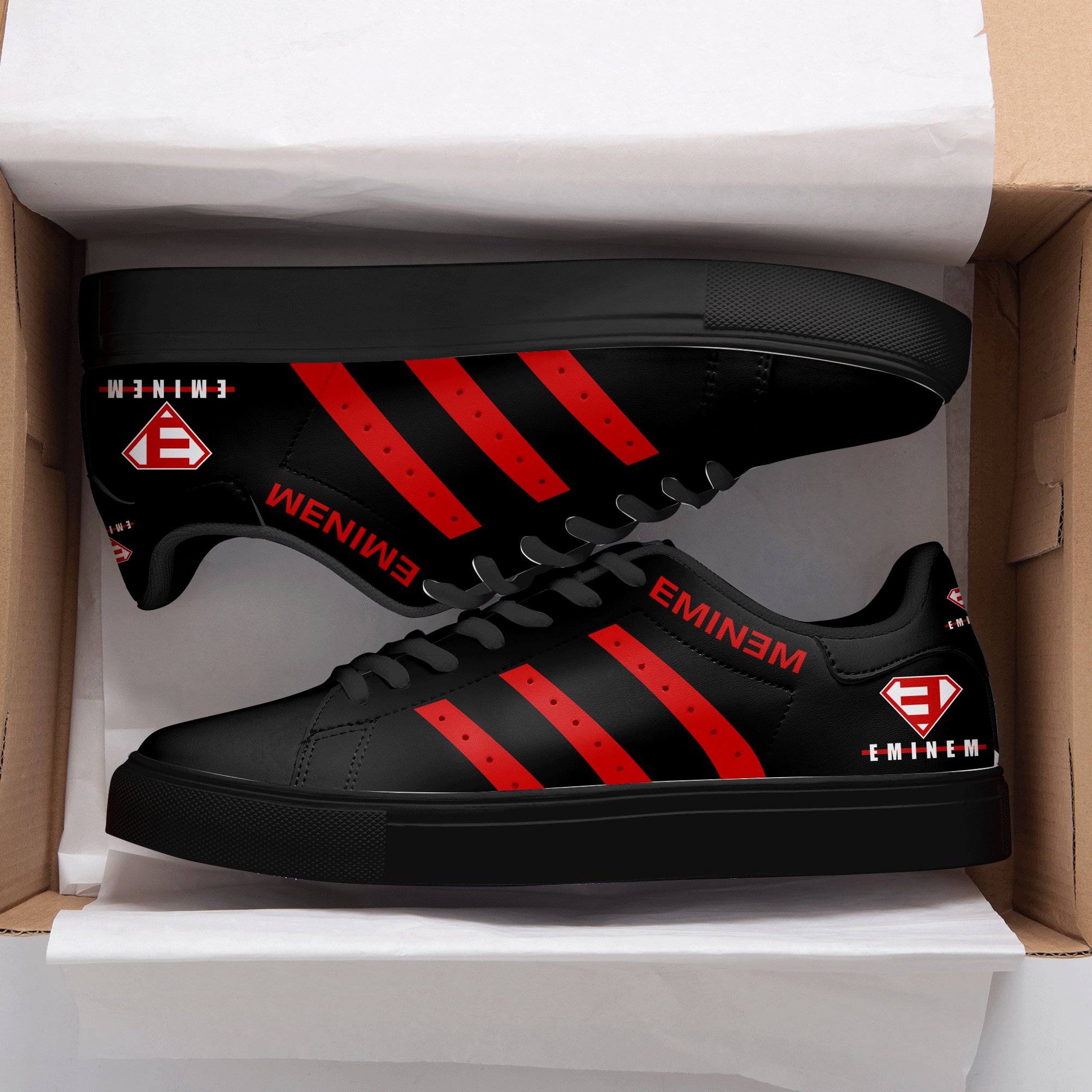 Eminem Merch Eminem 3D Over Printed Shoe Ver 5