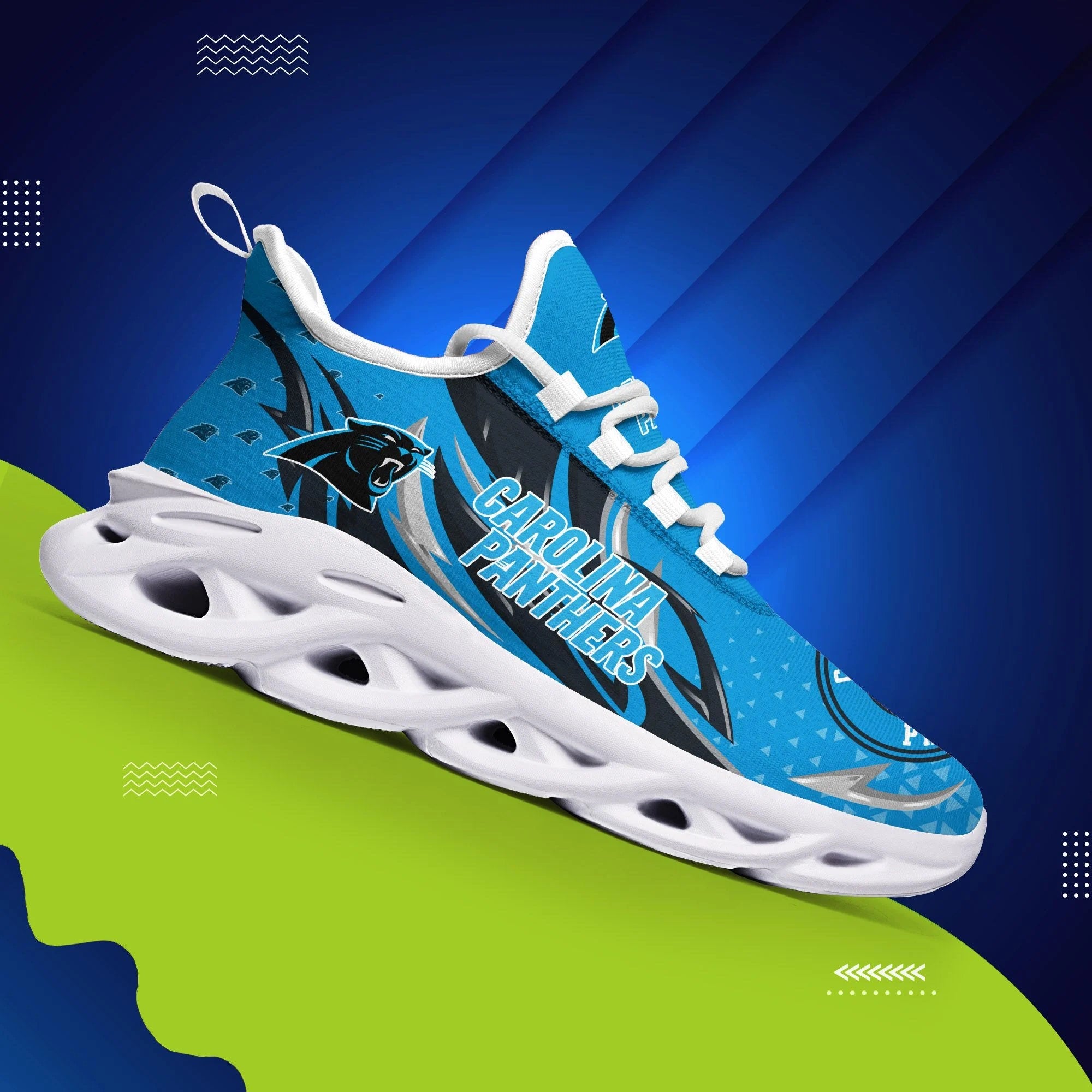 Carolina Panthers Ultra Cool Air Max Running Shoes