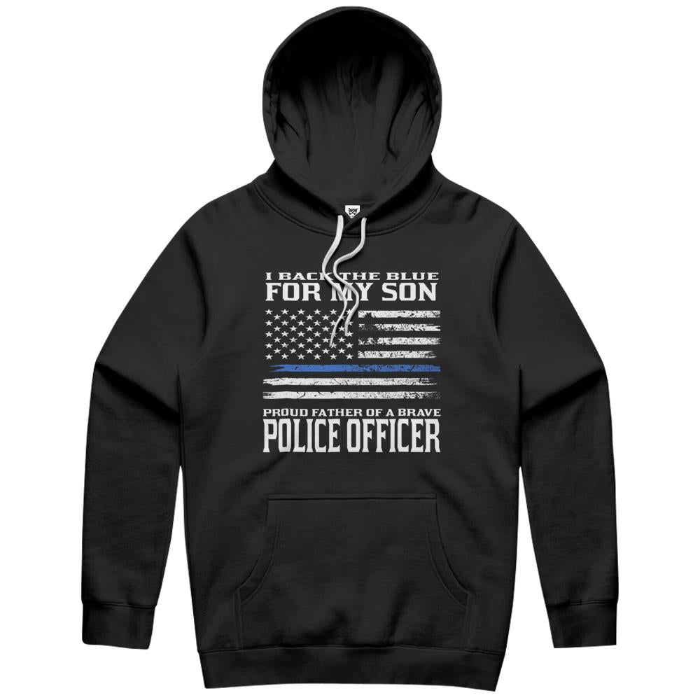 Proud Father Of Police Officer Son Hoodie