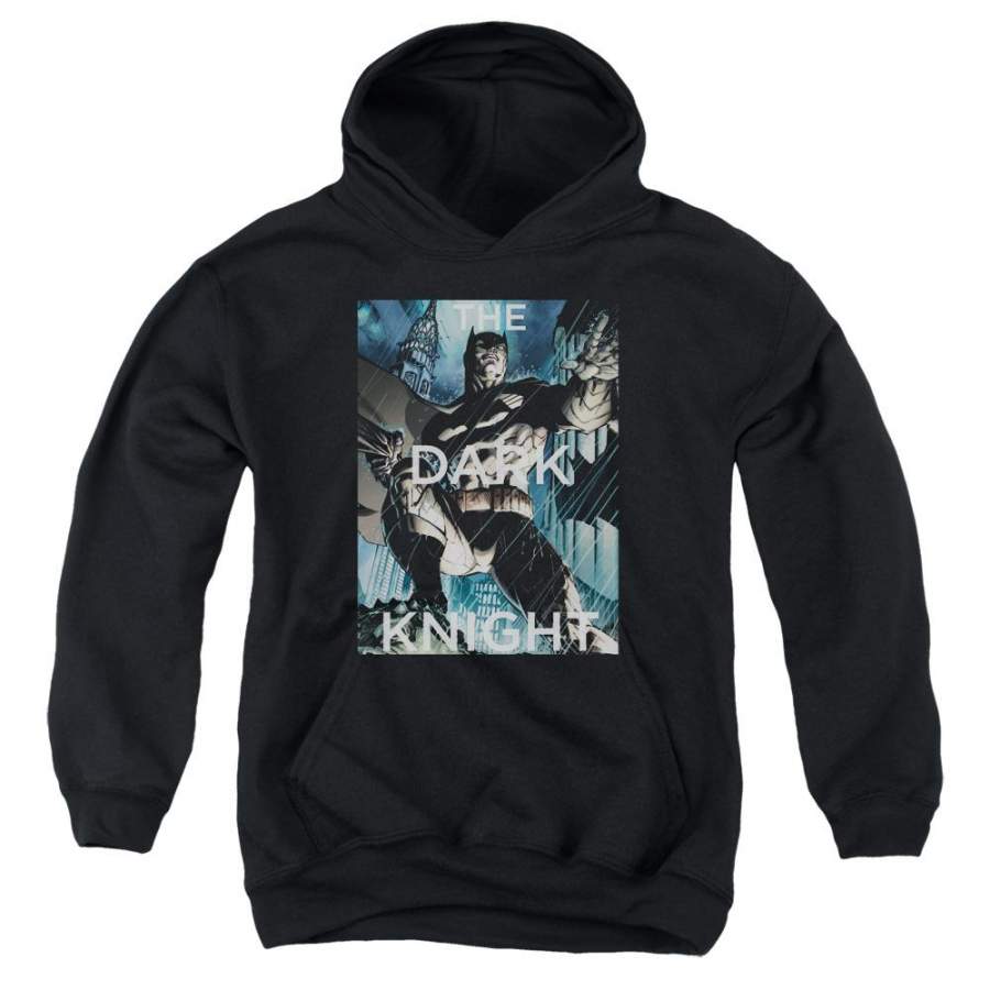 Batman – Fighting The Storm Youth Pull Over Hoodie