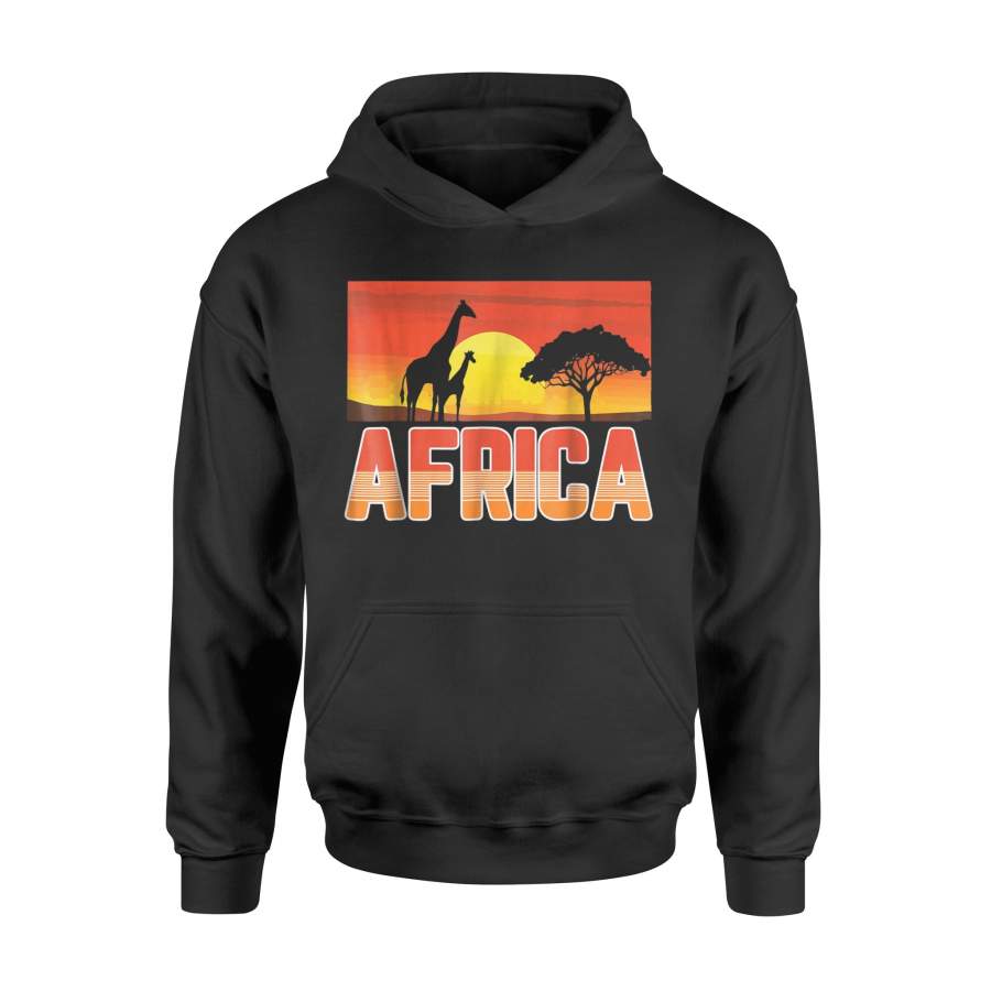 Africa Savannah Safari Cool Giraffe African Hoodie