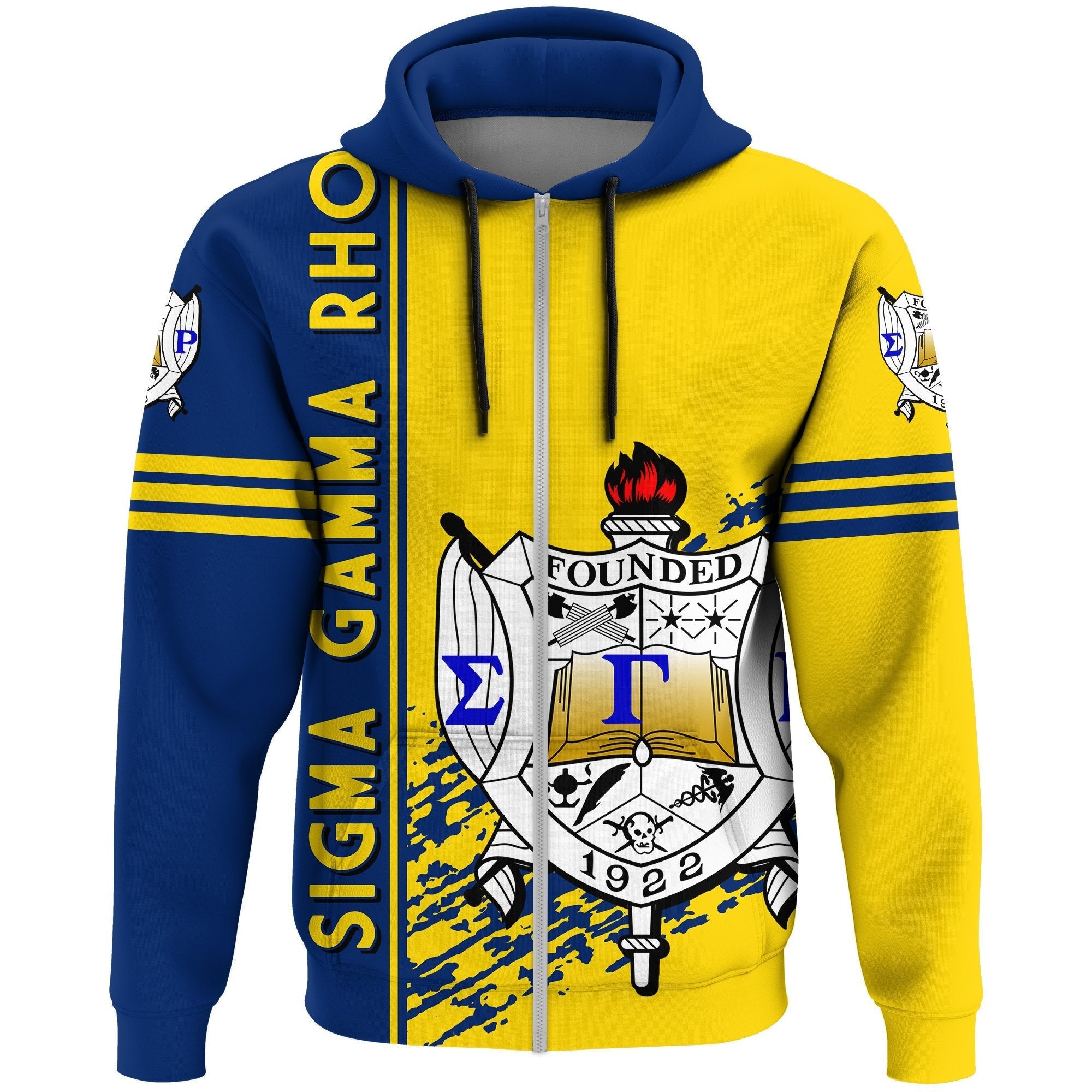 Sorority Hoodie – Sigma Gamma Rho Zip Hoodie Quarter Style