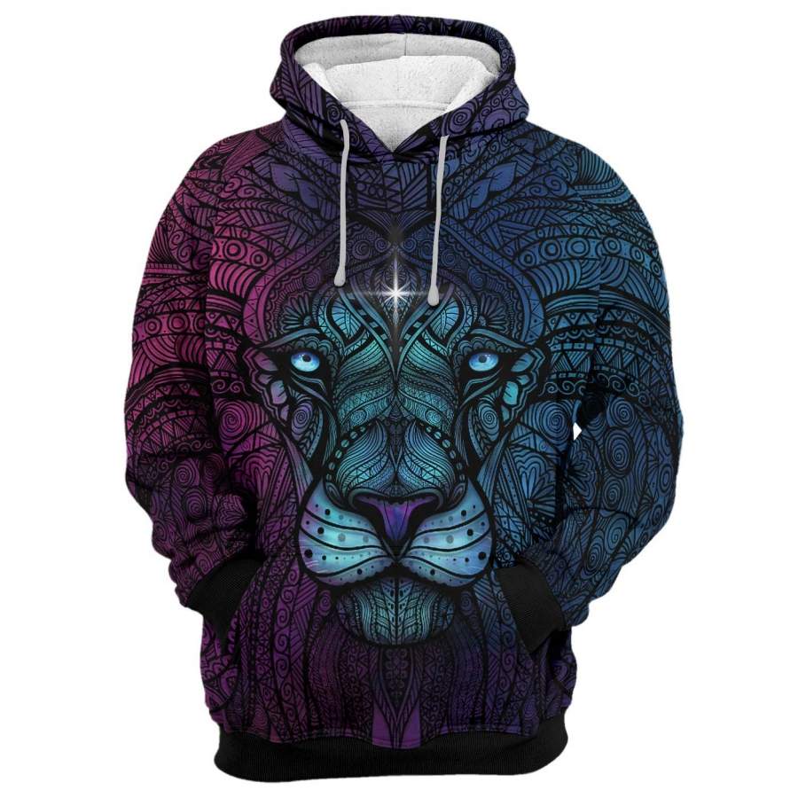 Sneaking Lion Unisex Hoodie