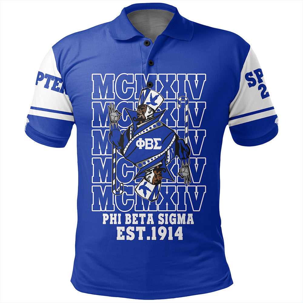 Fraternity Polo – Personalized Phi Beta Sigma Mcm Style Polo Shirt