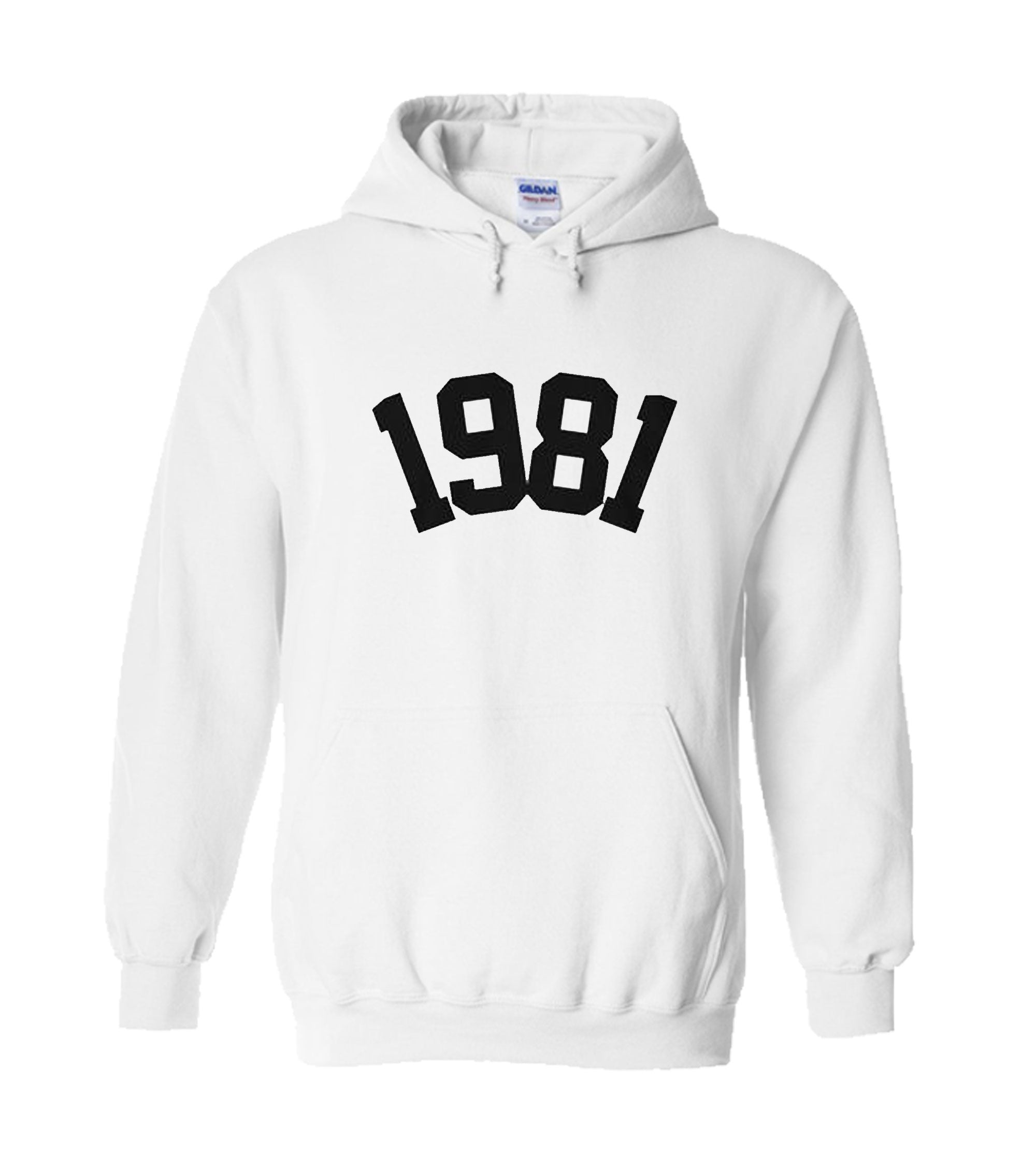 1981 Birthday Year Number Unisex Hoodie