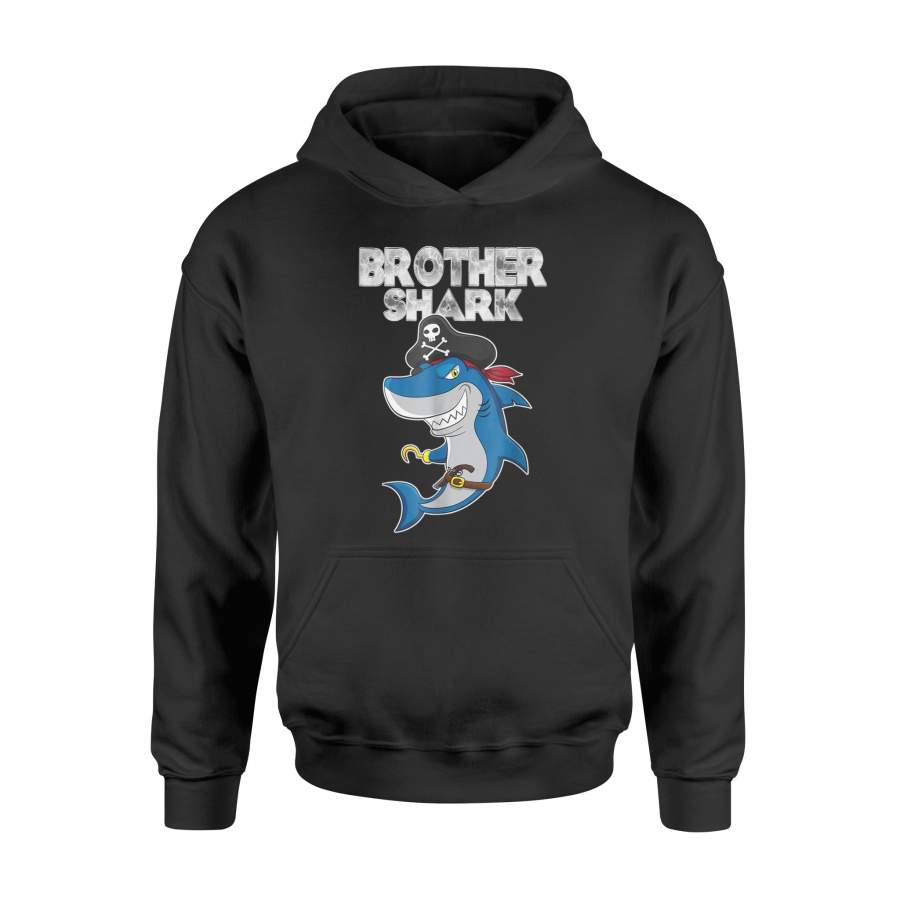 Brother Pirate Shark Halloween Matching Family Halloween Hoodie