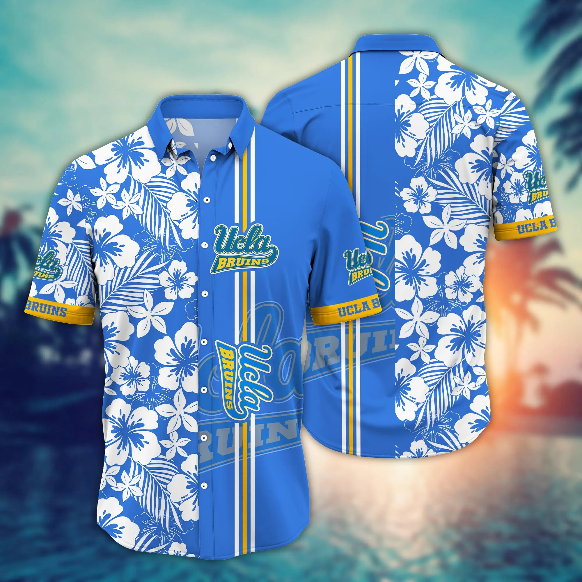 Ucla Bruins NCCA Hawaiian Shirt Coconut Watertime Aloha Shirt