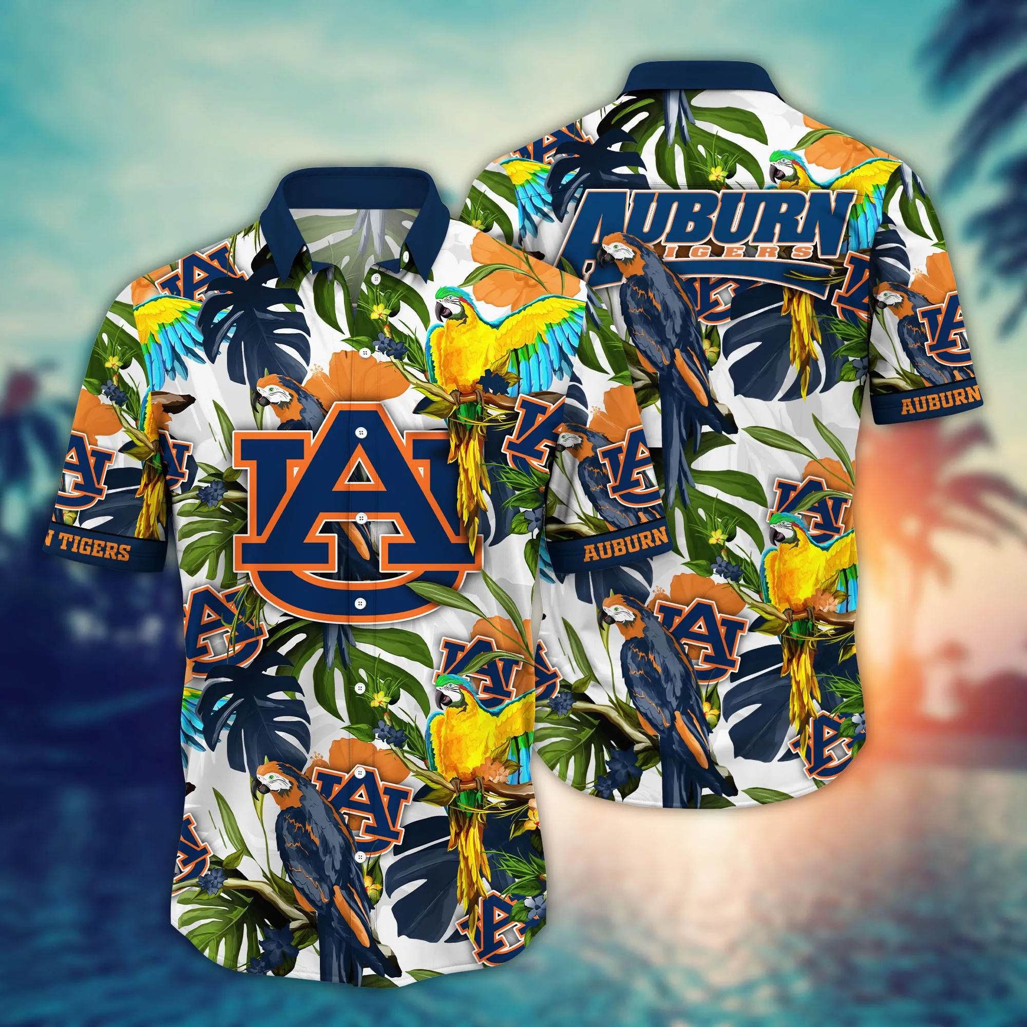 Auburn Tigers NCAA Hawaiian Shirt Sunbathetime Aloha Shirt