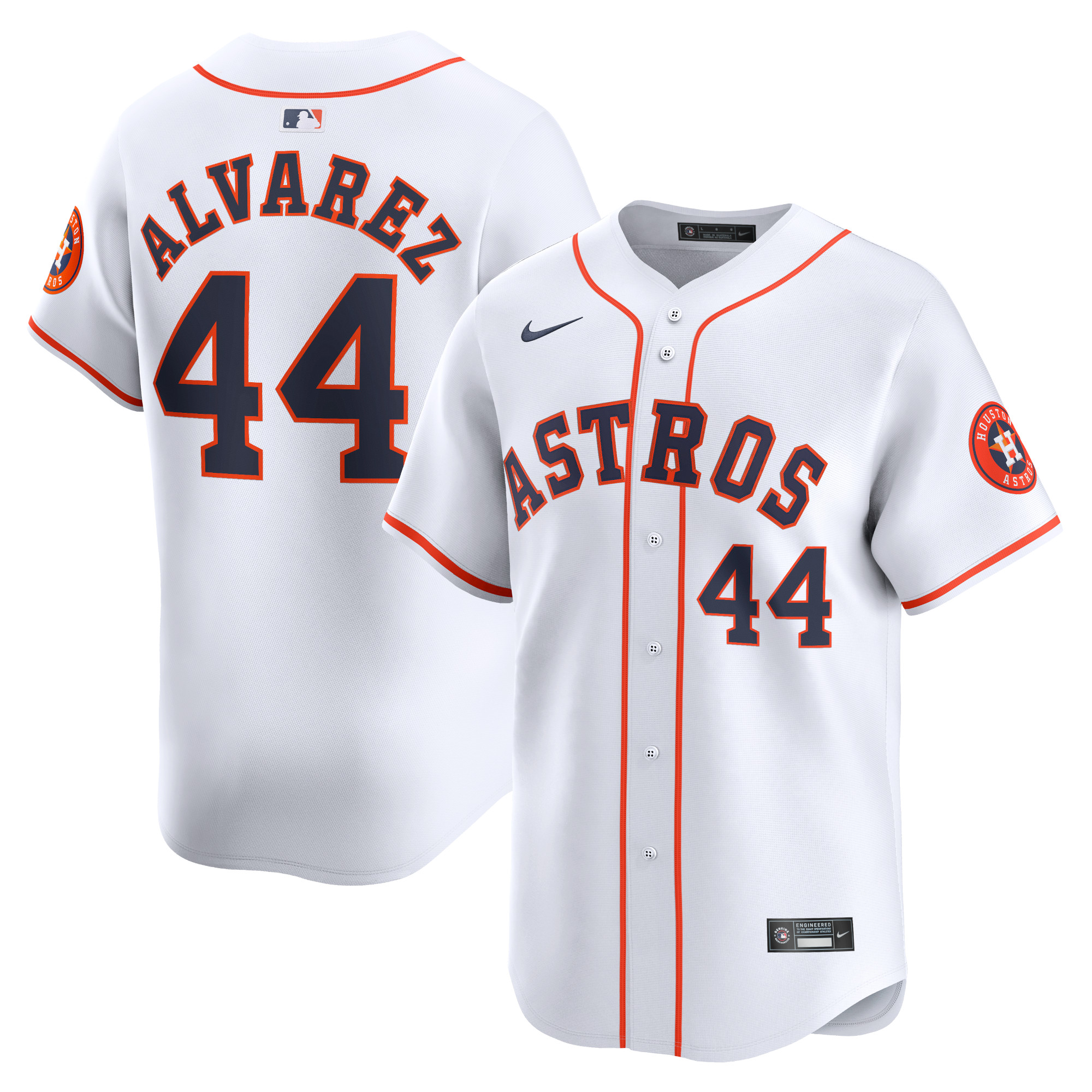 Yordan Alvarez Houston Astros Home Limited Player Jersey – White