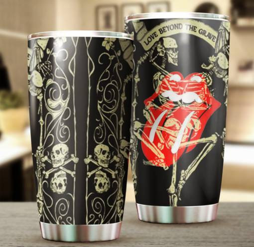 Rolling Stones Merch Dancing Together Tumbler Cup