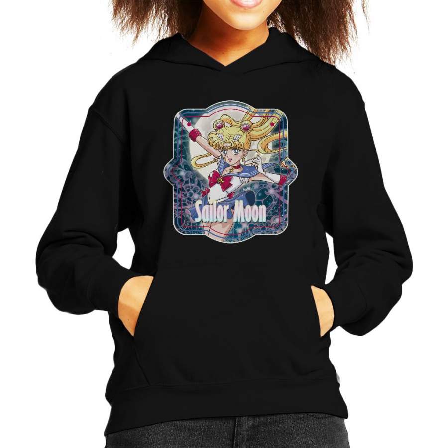 Sailor Moon Moonlight Frame Kid’s Hooded Sweatshirt