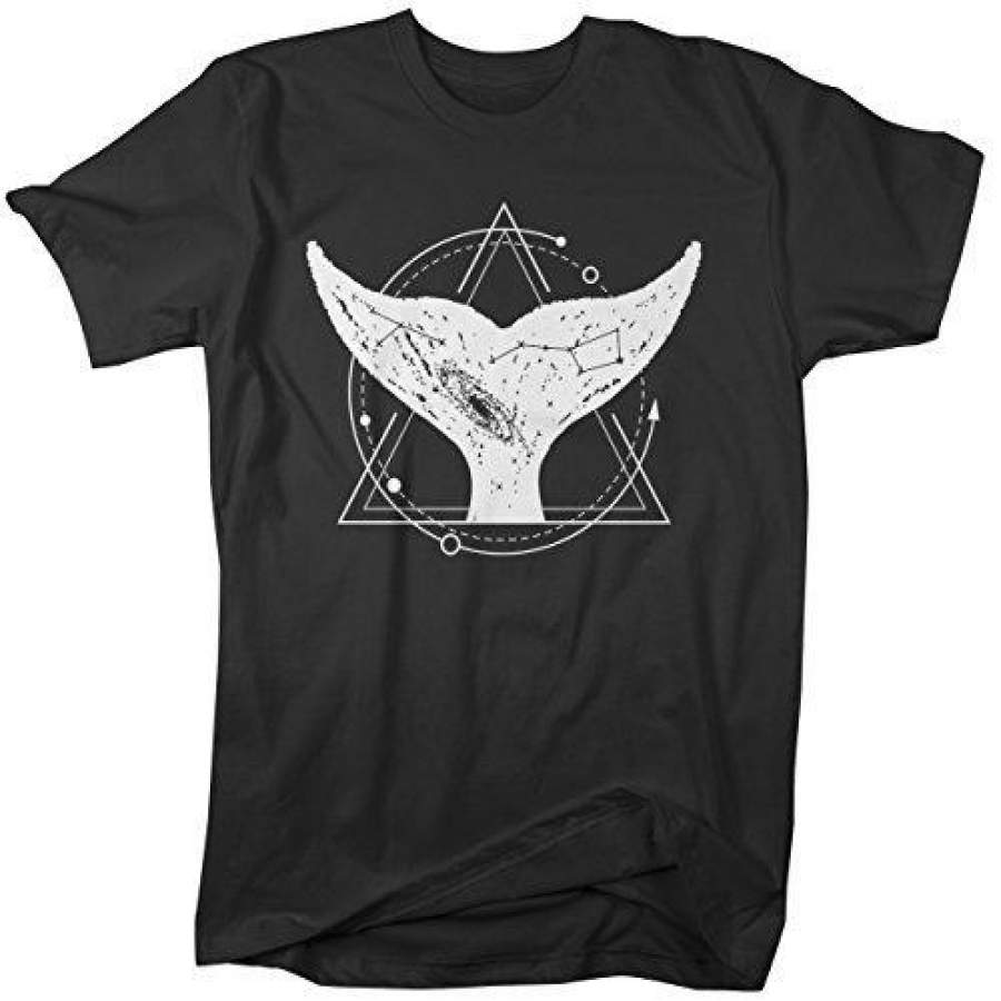 Shirts By Sarah Men’s Hipster Whale T-Shirt Universe Big Dipper Shirt Hipsters Shirt