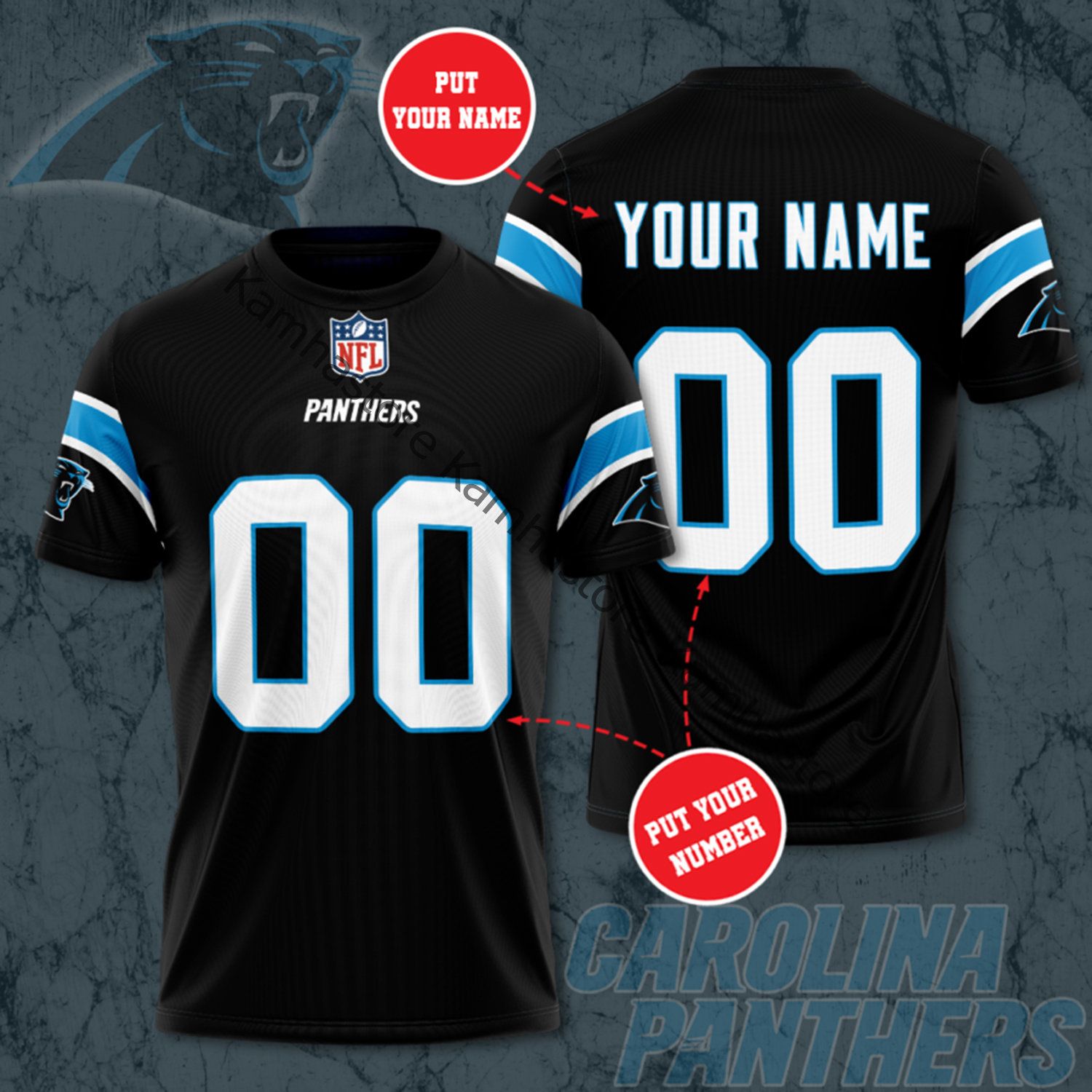 Carolina Panthers All Over Printed Shirt Carolina Panthers