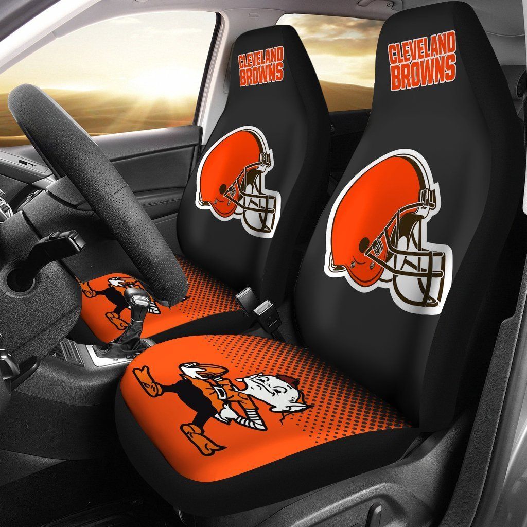Cleveland Browns Car Seat Covers (Set Of 2)