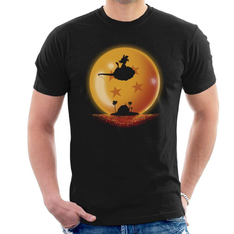 Dragon Ball Goku On Sunset Men’s T-Shirt
