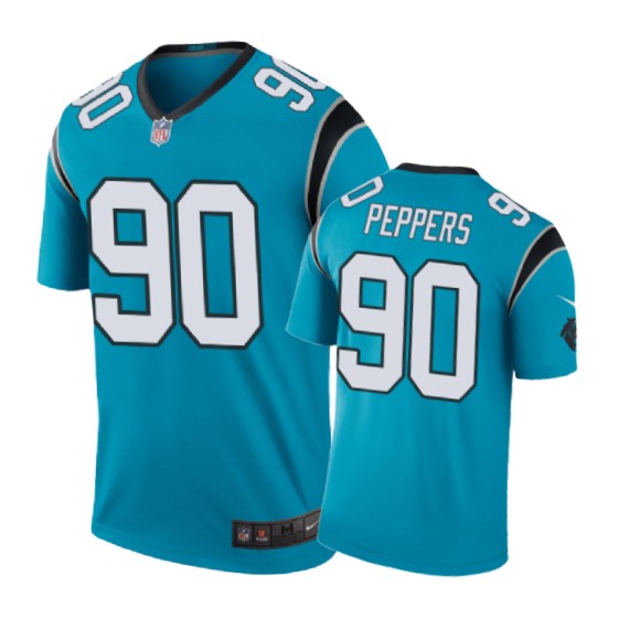 Carolina Panthers #90 Julius Peppers Nike Color Rush Blue Jersey