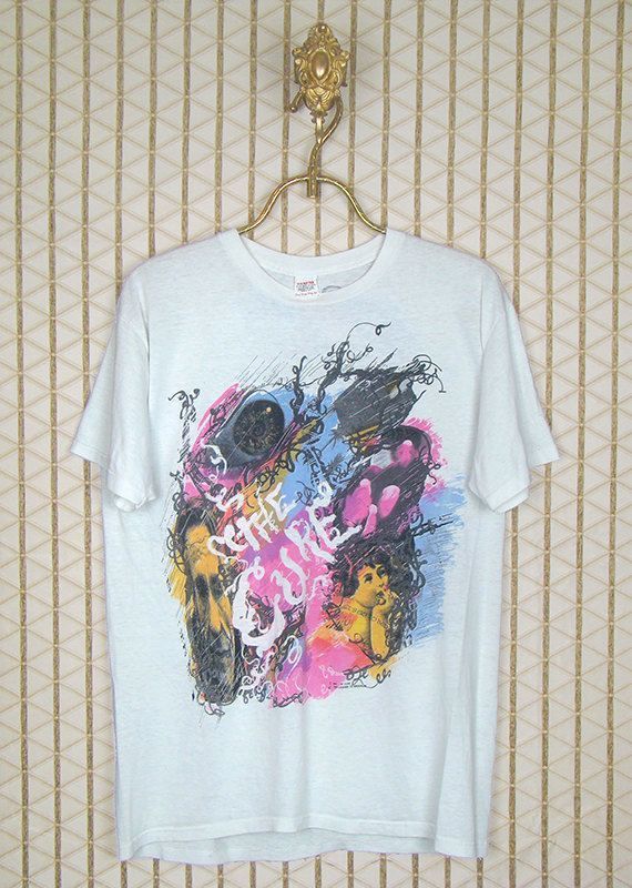 The Cure 1989 Vintage Rare Shirt Discography Shirt