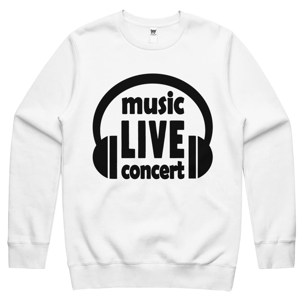 Music Of The Night Concert Band Crewneck Sweatshirt