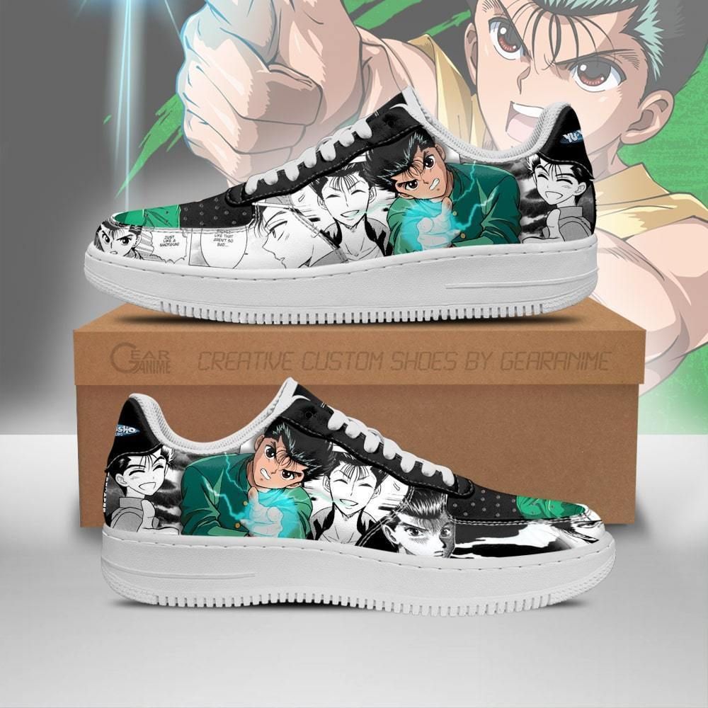 Yusuke Urameshi Sneakers Yu Yu Hakusho Anime Manga Shoes Unisex Men Women