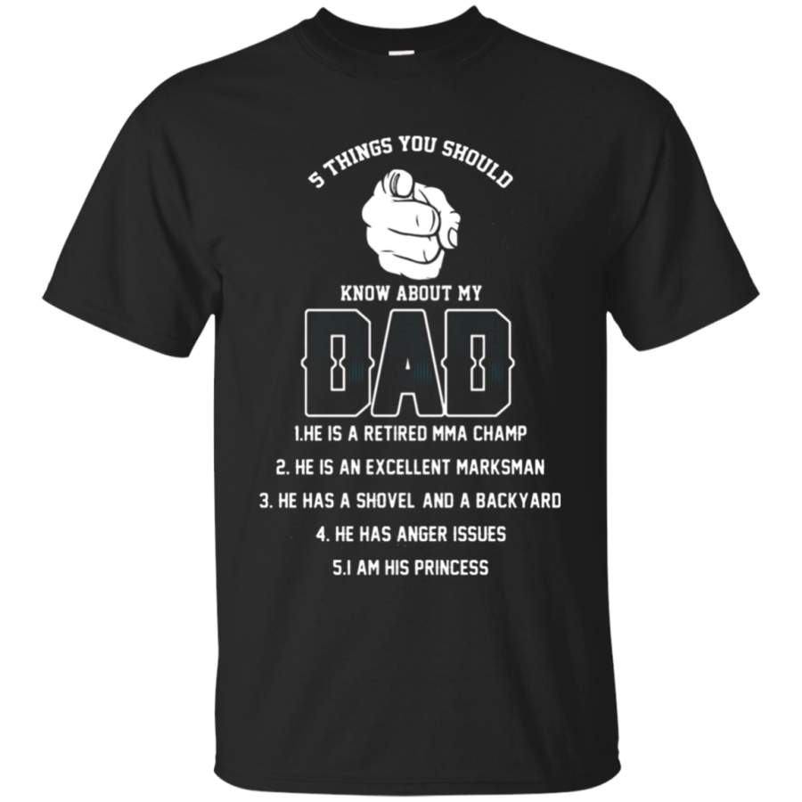 AGR Dad – 5 Things You Should Know About My Dad T-Shirt