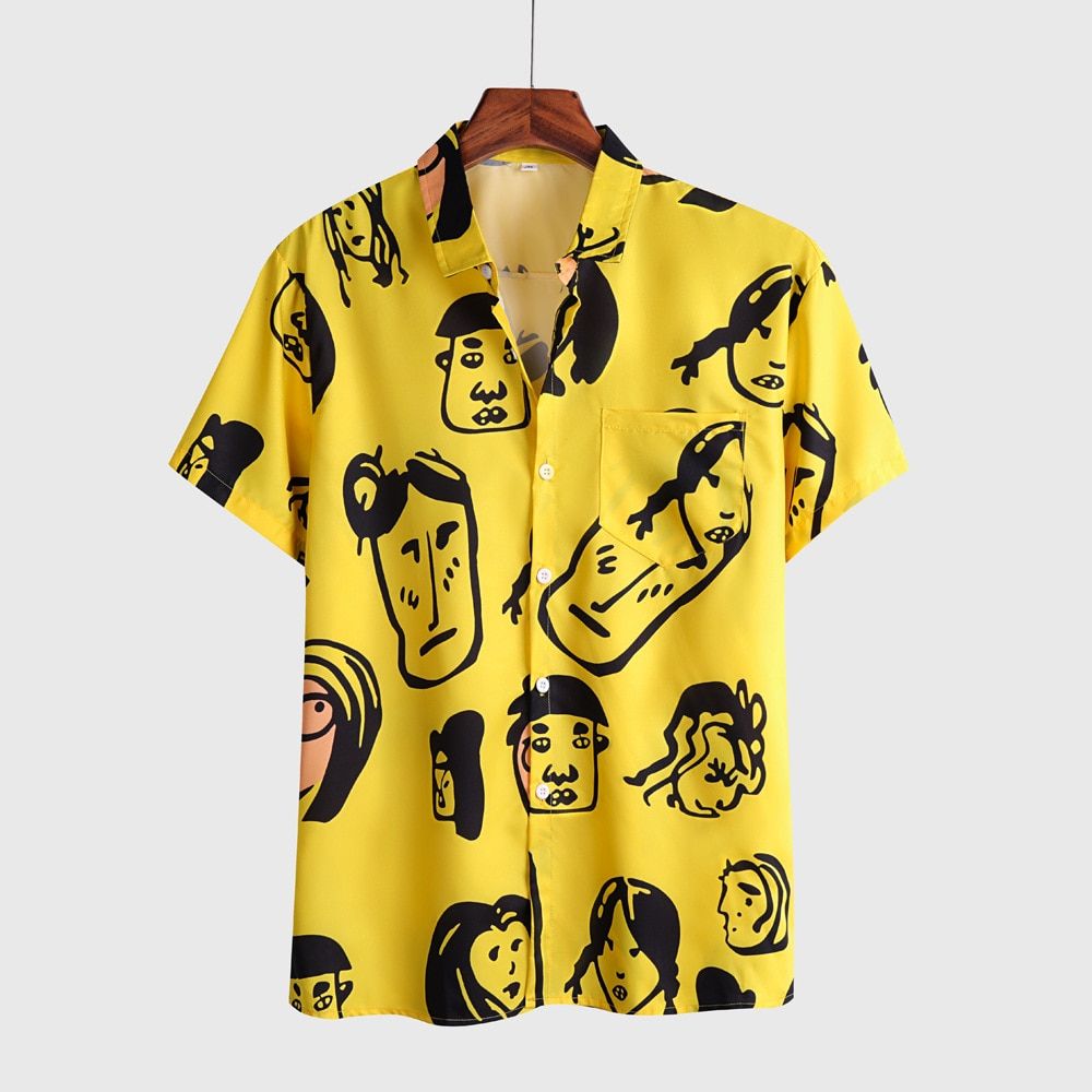 Holiday Beach Yellow Awesome Design Unisex Hawaii Shirt For Men And Women Ha11818