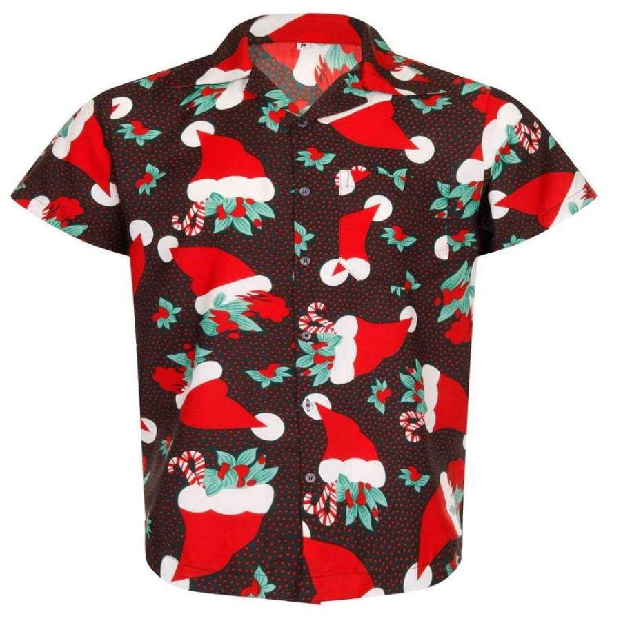 Christmas Santa Loud Hawaii Aloha Shirts Ha51219