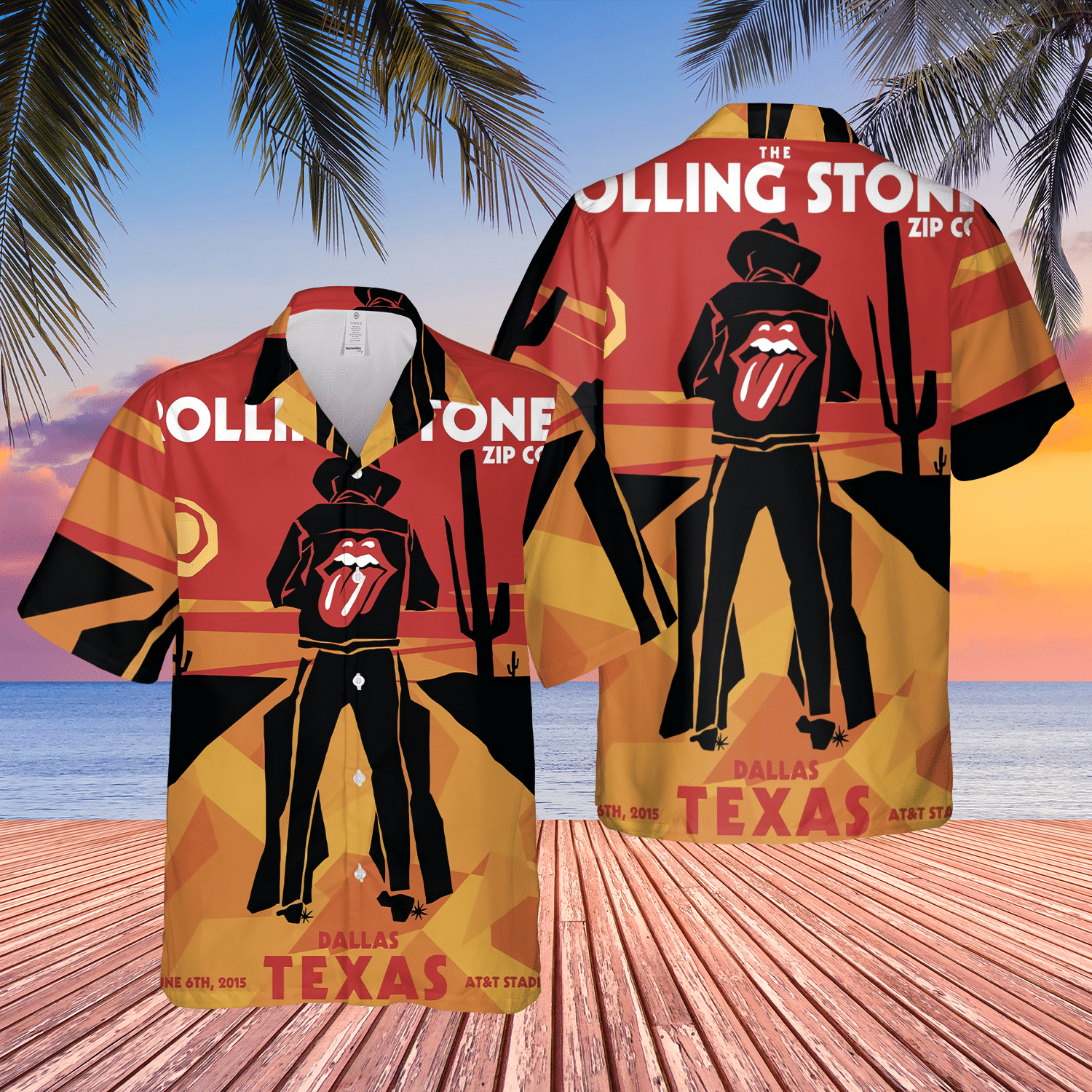 The Rolling Stones Tour Dallas Texas 2015 Hawaii Shirt Ha63043