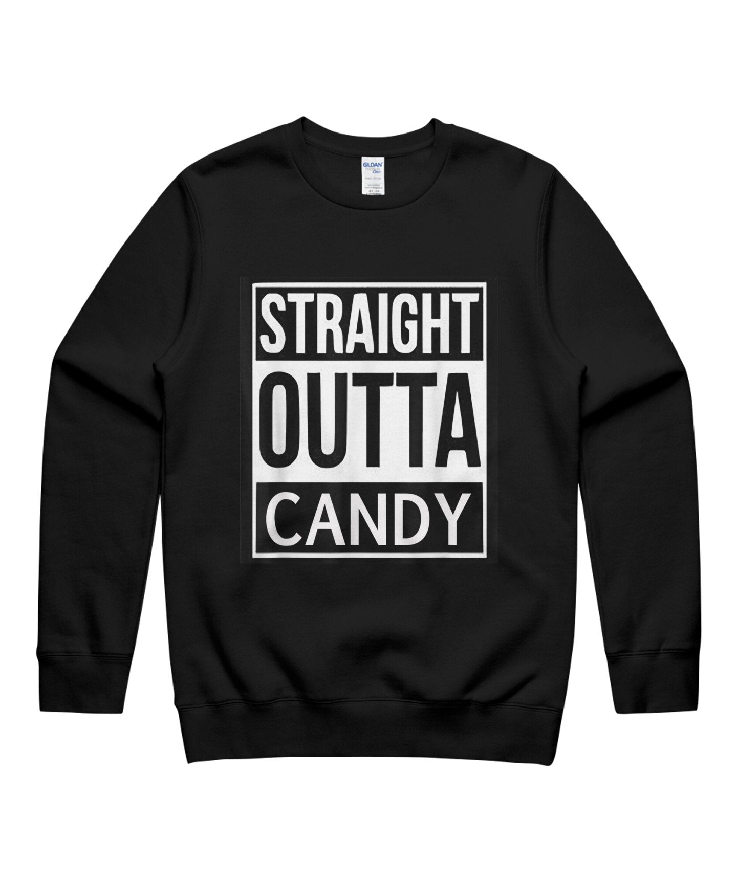 Straight Outta Candy Halloween T-Shirt Unisex Crewneck Sweatshirt